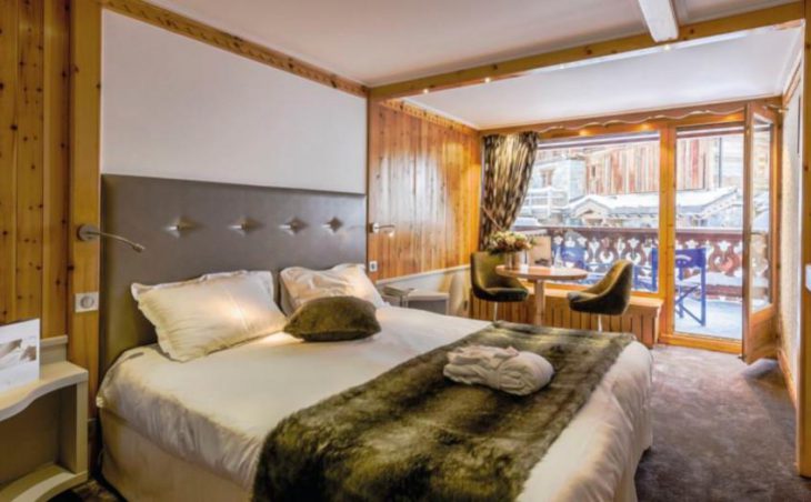 Les Sherpas Hotel, Courchevel, Double Bed